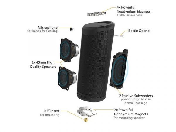 BoomBottle Waterproof Bluetooth Speaker By Scoshe - Image 2